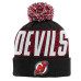 Детская джерси New Devils Outerstuff Black Cuffed Knit Hat with Pom
