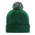 Детская шапка с помпоном Minnesota Wild Outerstuff Green Cuffed