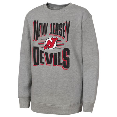 Детская свитшот New Jersey Devils Outerstuff Gray Jet Stream