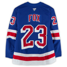 Джерси с автографом Adam Fox New York Rangers Fanatics Authentic Blue Fanatics Authentic Pro Джерси с автографом Adam Fox New York Rangers Fanatics Authentic Blue Fanatics Authentic Pro