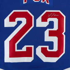 Джерси с автографом Adam Fox New York Rangers Fanatics Authentic Blue Fanatics Authentic Pro Джерси с автографом Adam Fox New York Rangers Fanatics Authentic Blue Fanatics Authentic Pro