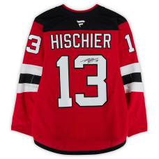 Джерси с автографом Nico Hischier New Devils Fanatics Authentic Red Fanatics Authentic Pro Джерси с автографом Nico Hischier New Devils Fanatics Authentic Red Fanatics Authentic Pro