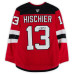 Джерси с автографом Nico Hischier New Devils Fanatics Authentic Red Fanatics Authentic Pro