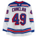 Игровая джерси Jaroslav Chmelař New York Rangers Fanatics Authentic #49 White Set 2 from the 2025-26 NHL Season