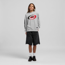 Женская Свитшот Carolina Hurricanes Mitchell & Ness Heather Gray Core 3-Hit Oversized Женская Свитшот Carolina Hurricanes Mitchell & Ness Heather Gray Core 3-Hit Oversized