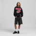 Женская Свитшот Carolina Hurricanes Mitchell & Ness Black Core Oversized