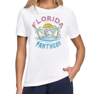 Женская футболка Florida Panthers Starter White Tonal Beach