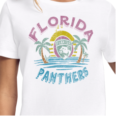 Женская футболка Florida Panthers Starter White Tonal Beach