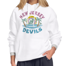 Женская толстовка New Jersey Devils Starter White Tonal Beach Женская толстовка New Jersey Devils Starter White Tonal Beach