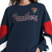 Женская свитшот Florida Panthers Starter Navy Grand Slam Sleeve Color Block