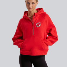 Женская толстовка New Jersey Devils lululemon True Red Scuba Oversized Half-Zip Женская толстовка New Jersey Devils lululemon True Red Scuba Oversized Half-Zip