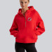 Женская толстовка New Jersey Devils lululemon True Red Scuba Oversized Half-Zip