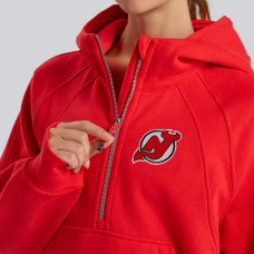 Женская толстовка New Jersey Devils lululemon True Red Scuba Oversized Half-Zip Женская толстовка New Jersey Devils lululemon True Red Scuba Oversized Half-Zip