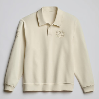 Поло Florida Panthers lululemon Coconut Ivory Smooth Double-Knit Long-Sleeve
