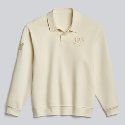 Поло Toronto Maple Leafs lululemon Smooth Double-Knit Long-Sleeve - Coconut Ivory