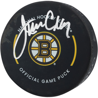 Шайба Jim Craig Boston Bruins Autographed Fanatics Authentic