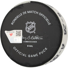 Шайба с игры Elias Lindholm Boston Bruins Fanatics Authentic vs. New York Rangers on January 26, 2026 - Second of Two Goals Scored