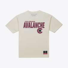 Colorado Avalanche Mitchell & Ness Cream Core Plus T-Shirt