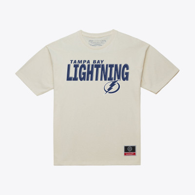 Футболка Tampa Bay Lightning Mitchell & Ness Cream Core Plus