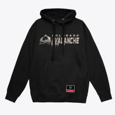 Colorado Avalanche Mitchell & Ness Black True Timber Camo Hoodie