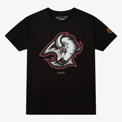 Футболка Buffalo Sabres Mitchell & Ness Black Core Vintage Logo