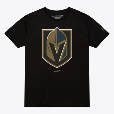 Футболка Vegas Golden Knights Mitchell & Ness Black Core Current Logo