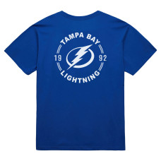 Футболка Tampa Bay Lightning Mitchell & Ness Blue Core Penalty Box 3.0 Футболка Tampa Bay Lightning Mitchell & Ness Blue Core Penalty Box 3.0