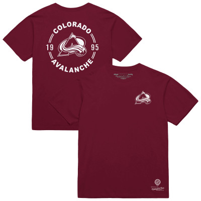 Colorado Avalanche Mitchell & Ness Burgundy Core Penalty Box 3.0 T-Shirt
