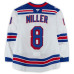 Игровая джерси J.T. Miller New York Rangers Fanatics Authentic #8 White Set 3 from the 2025-26 NHL Season