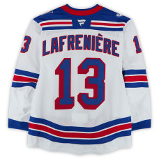 Игровая джерси Alexis Lafreniere New York Rangers Fanatics Authentic #13 White Set 3 from the 2025-26 NHL Season