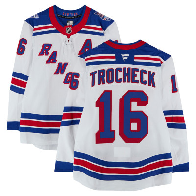 Игровая джерси Vincent Trocheck New York Rangers Fanatics Authentic #16 White Set 3 from the 2025-26 NHL Season