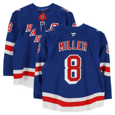 Игровая джерси J.T. Miller New York Rangers Fanatics Authentic #8 Blue Set 3 from the 2025-26 NHL Season