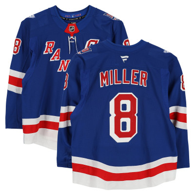 Игровая джерси J.T. Miller New York Rangers Fanatics Authentic #8 Blue Set 3 from the 2025-26 NHL Season