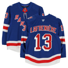 Игровая джерси Alexis Lafreniere New York Rangers Fanatics Authentic #13 Blue Set 3 from the 2025-26 NHL Season