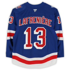 Игровая джерси Alexis Lafreniere New York Rangers Fanatics Authentic #13 Blue Set 3 from the 2025-26 NHL Season