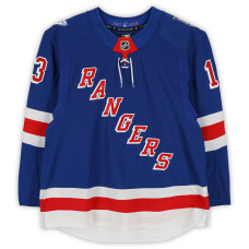 Игровая джерси Alexis Lafreniere New York Rangers Fanatics Authentic #13 Blue Set 3 from the 2025-26 NHL Season