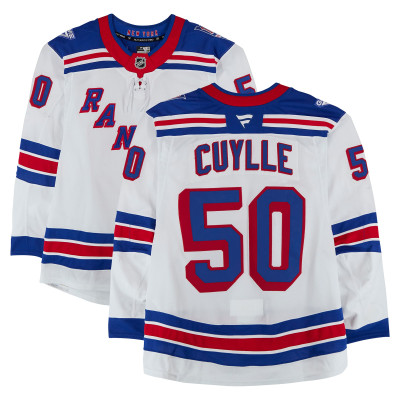 Игровая джерси Will Cuylle New York Rangers Fanatics Authentic #50 White Set 3 from the 2025-26 NHL Season