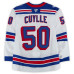 Игровая джерси Will Cuylle New York Rangers Fanatics Authentic #50 White Set 3 from the 2025-26 NHL Season