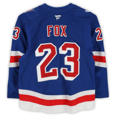 Игровая джерси Adam Fox New York Rangers Fanatics Authentic #23 Blue Set 3 from the 2025-26 NHL Season