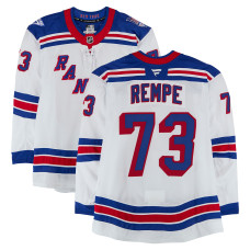 Игровая джерси Matt Rempe New York Rangers Fanatics Authentic #73 White Set 3 from the 2025-26 NHL Season