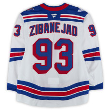 Игровая джерси Mika Zibanejad New York Rangers Fanatics Authentic #93 White Set 3 from the 2025-26 NHL Season Игровая джерси Mika Zibanejad New York Rangers Fanatics Authentic #93 White Set 3 from the 2025-26 NHL Season