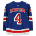 Игровая джерси Braden Schneider New York Rangers Fanatics Authentic #4 Blue Set 3 from the 2025-26 NHL Season