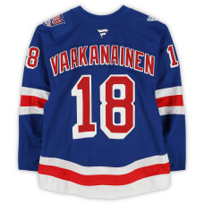 Игровая джерси Urho Vaakanainen New York Rangers Fanatics Authentic #18 Blue Set 3 from the 2025-26 NHL Season Игровая джерси Urho Vaakanainen New York Rangers Fanatics Authentic #18 Blue Set 3 from the 2025-26 NHL Season