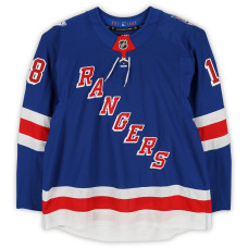 Игровая джерси Urho Vaakanainen New York Rangers Fanatics Authentic #18 Blue Set 3 from the 2025-26 NHL Season Игровая джерси Urho Vaakanainen New York Rangers Fanatics Authentic #18 Blue Set 3 from the 2025-26 NHL Season