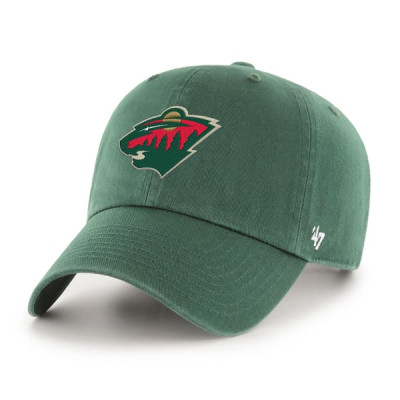 Бейсболка Minnesota Wild 47 Green Logo Clean Up