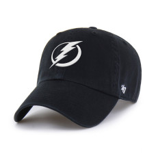 Бейсболка Tampa Bay Lightning 47 Black Logo Clean Up Бейсболка Tampa Bay Lightning 47 Black Logo Clean Up