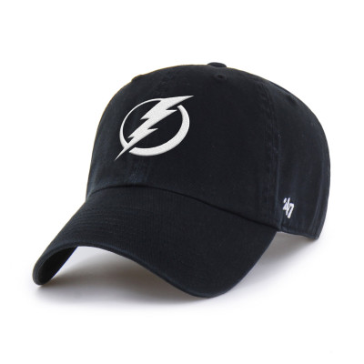Бейсболка Tampa Bay Lightning 47 Black Logo Clean Up