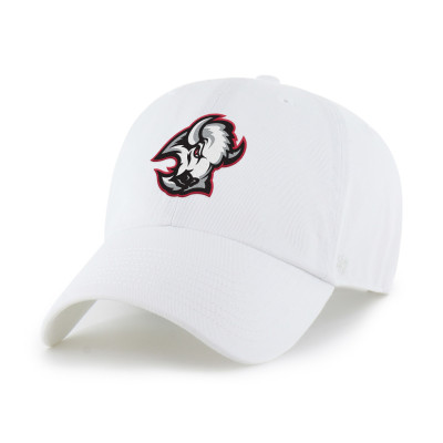 Бейсболка Buffalo Sabres 47 White Logo Clean Up