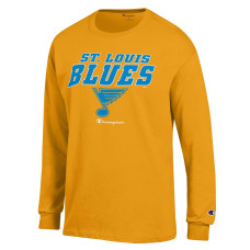St. Louis Blues Champion Gold Long Sleeve Jersey T-Shirt St. Louis Blues Champion Gold Long Sleeve Jersey T-Shirt