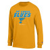 St. Louis Blues Champion Gold Long Sleeve Jersey T-Shirt